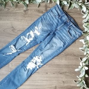 AEO Ne(x)t Level Stretch distressed jegging